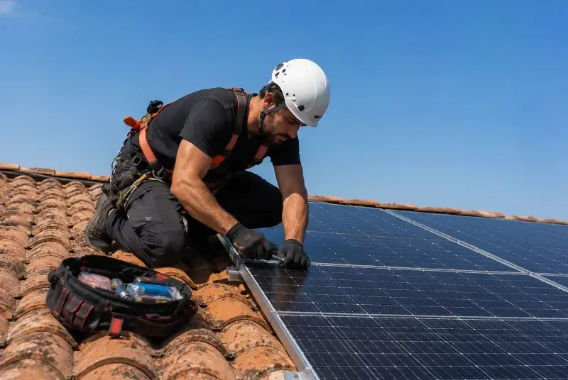 Maintenance et monitoring de panneaux solaires à Irodouër