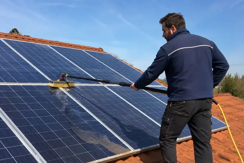 Nettoyage et entretien de panneaux solaires à Irodouër